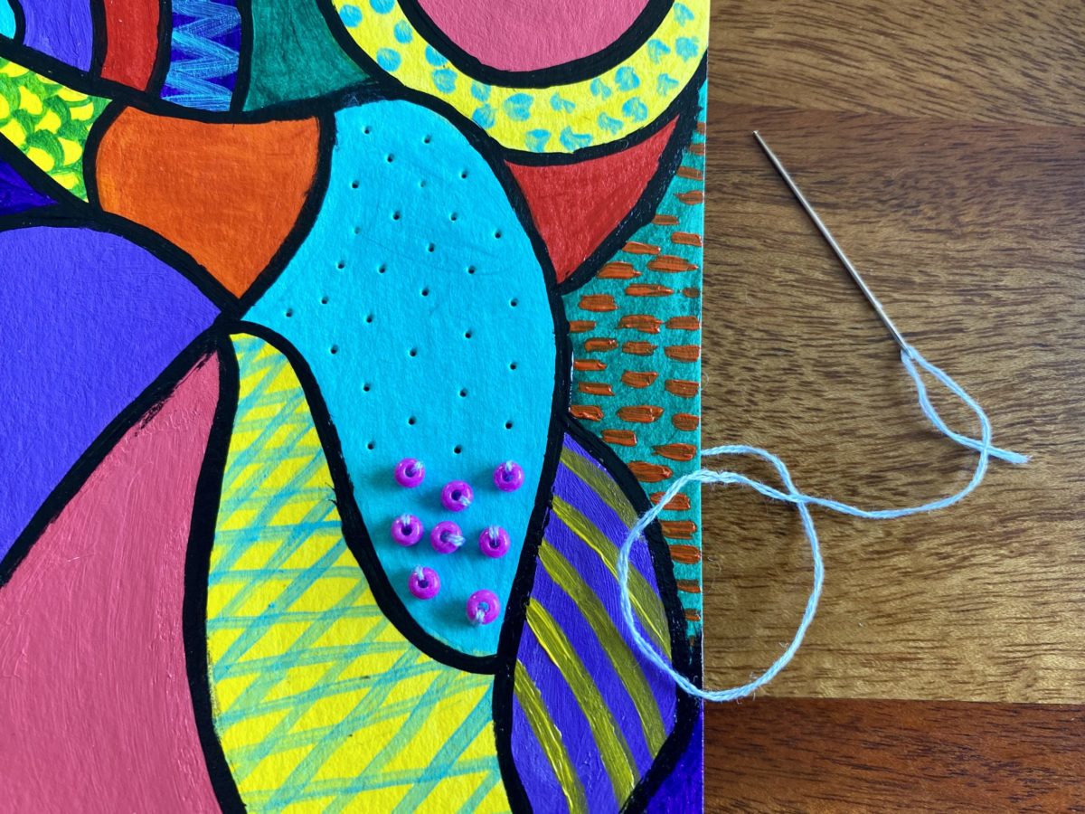 Detail view of Filipino American Heritage Month activity.