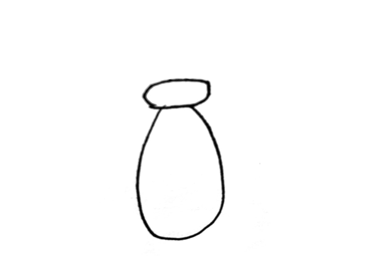 Detail view of drawing a bedbug activity.